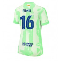 Maglia Calcio Barcelona Fermin Lopez #16 Terza Divisa Donna 2024-25 Manica Corta